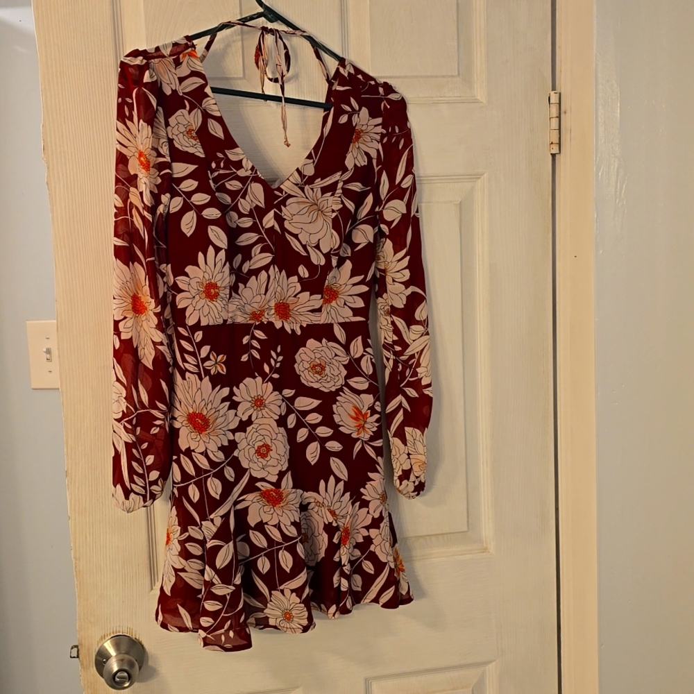 Row A Floral Dress
